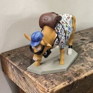 Cow Parade Out of Cow Towner Cow Figurine, Westland Giftware, #9121, Box & Tag